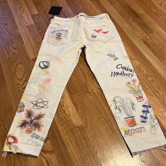 NWT MOTHER The Scapper Cuff Ankle Fray in Superstition size 29 - Picture 13 of 16